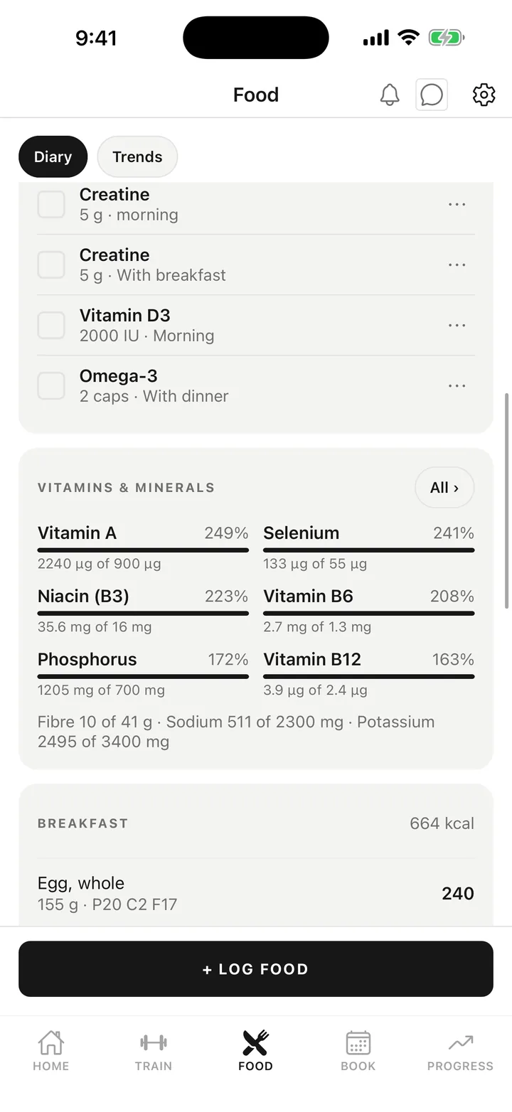 Cada vitamina y mineral